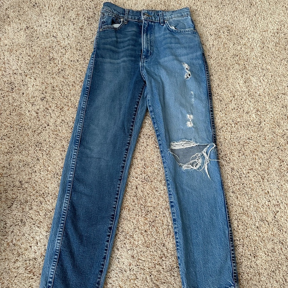 Revice Denim 2 toned jeans, altered to fit size 0, perfect condition